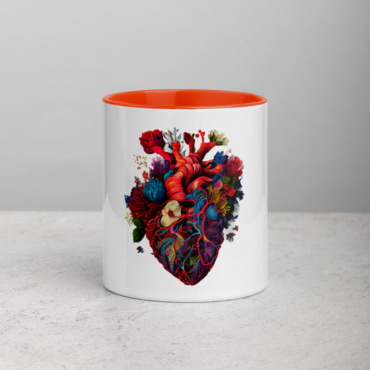 Flower Heart I - Color Tasse