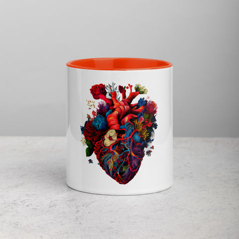 Flower Heart I - Color Tasse