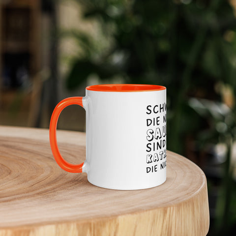 Schwestern die nicht saufen, sind wie Katheter die nicht laufen - Color Tasse