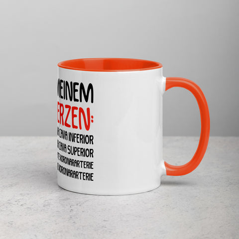 Wege zu meinem Herzen - Color Tasse