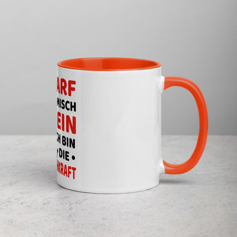Ich darf komisch sein. Ich bin die Pflegekraft - Color Tasse