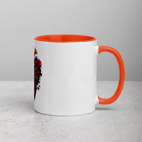 Flower Heart I - Color Tasse