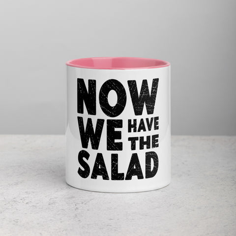 Now we have the salad - Color Tasse