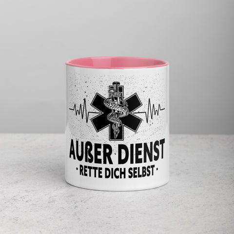 Außer Dienst. Rette dich selbst - Color Tasse