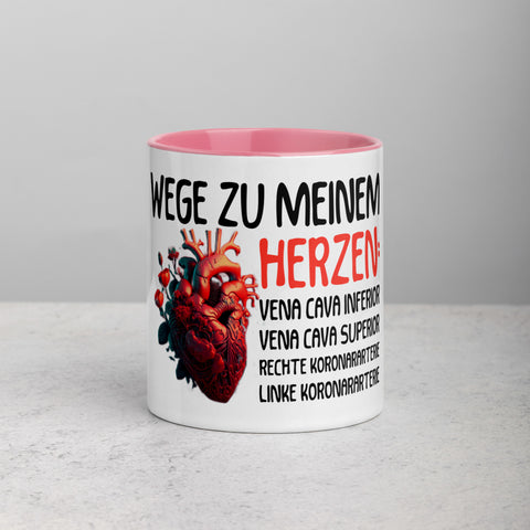 Wege zu meinem Herzen - Color Tasse
