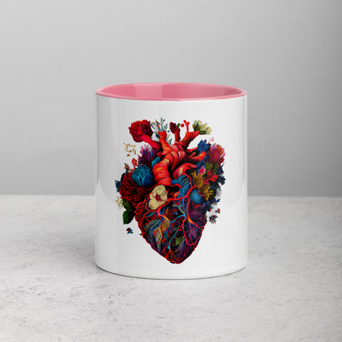 Flower Heart I - Color Tasse