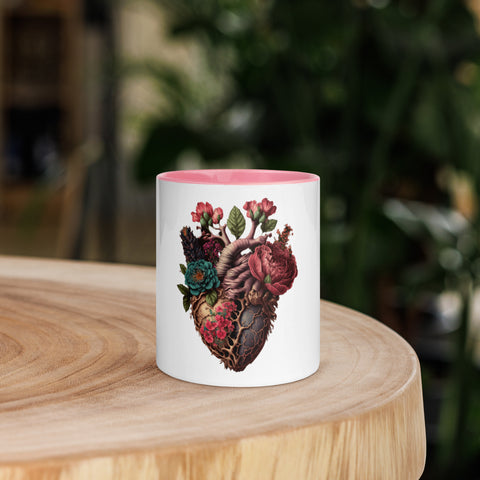 Flower Heart II - Color Tasse