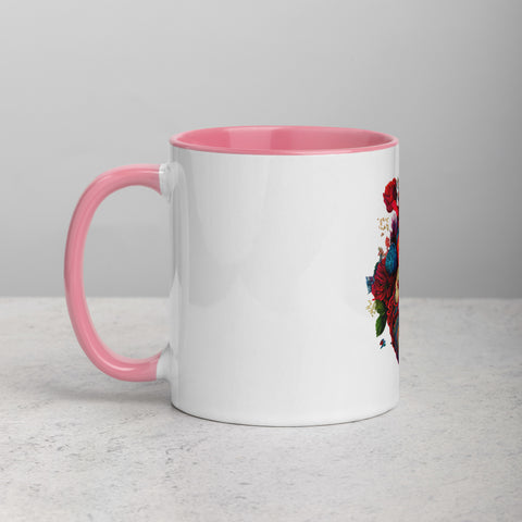 Flower Heart I - Color Tasse