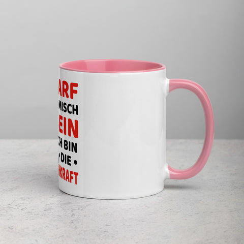 Ich darf komisch sein. Ich bin die Pflegekraft - Color Tasse