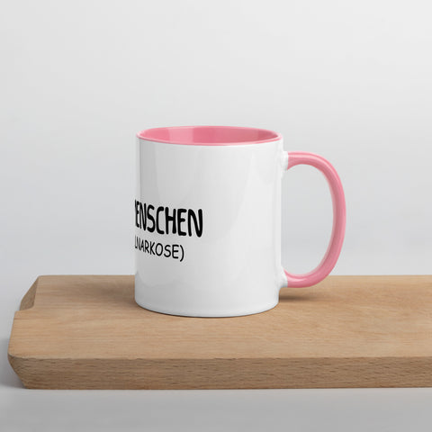 Ich mag Menschen (Unter Vollnarkose) - Color Tasse