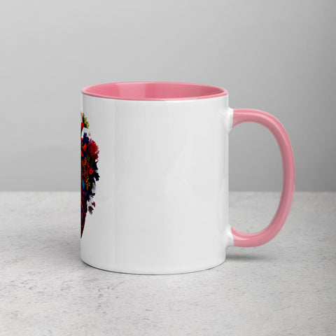 Flower Heart I - Color Tasse