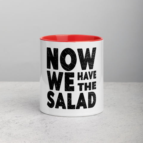 Now we have the salad - Color Tasse