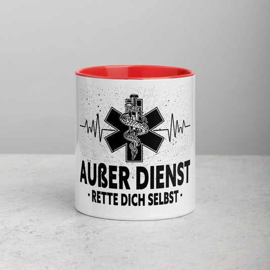 Außer Dienst. Rette dich selbst - Color Tasse