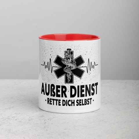Außer Dienst. Rette dich selbst - Color Tasse