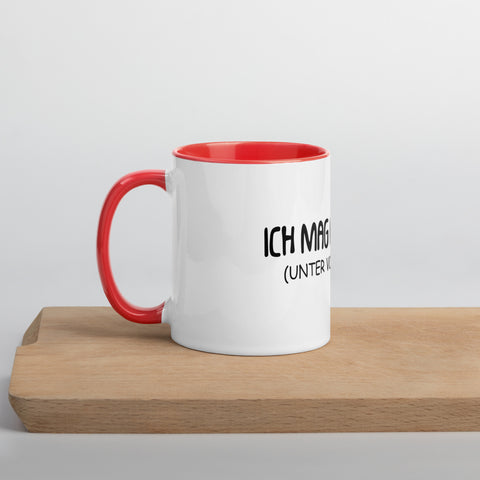 Ich mag Menschen (Unter Vollnarkose) - Color Tasse
