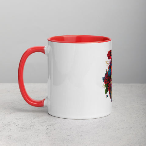 Flower Heart I - Color Tasse