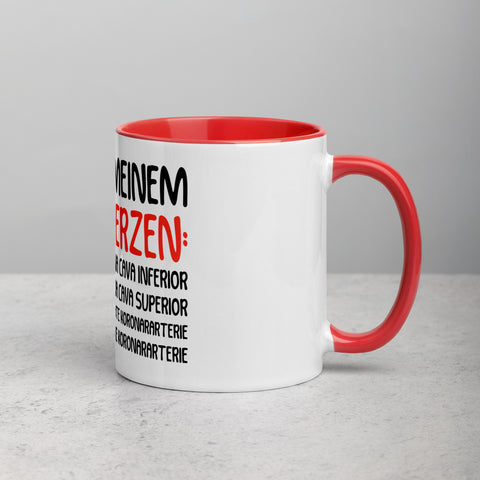 Wege zu meinem Herzen - Color Tasse