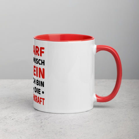 Ich darf komisch sein. Ich bin die Pflegekraft - Color Tasse