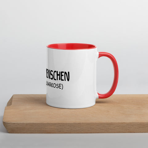 Ich mag Menschen (Unter Vollnarkose) - Color Tasse