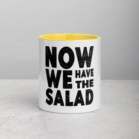 Now we have the salad - Color Tasse