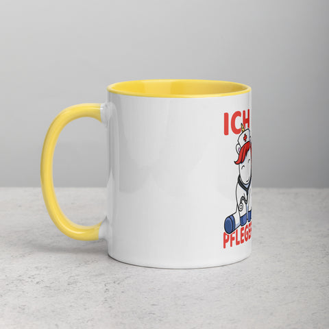 Ich darf komisch sein. Ich bin die Pflegekraft - Color Tasse