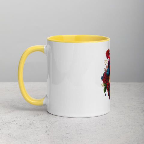 Flower Heart I - Color Tasse