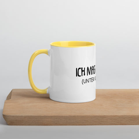 Ich mag Menschen (Unter Vollnarkose) - Color Tasse