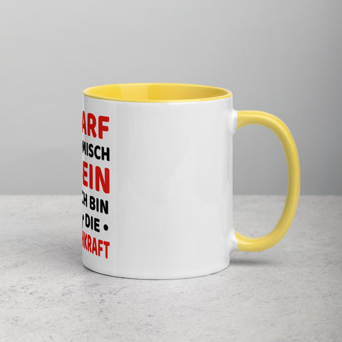 Ich darf komisch sein. Ich bin die Pflegekraft - Color Tasse