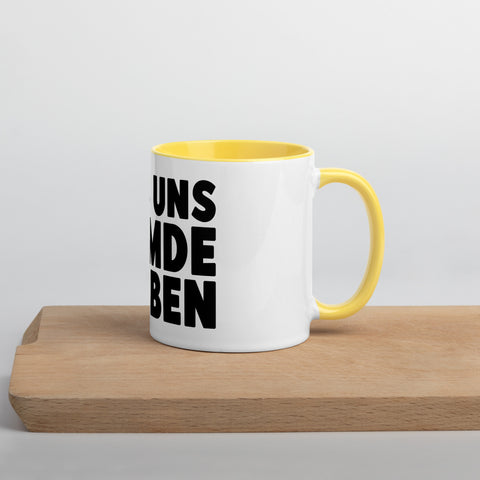 Lass uns Fremde bleiben - Color Tasse