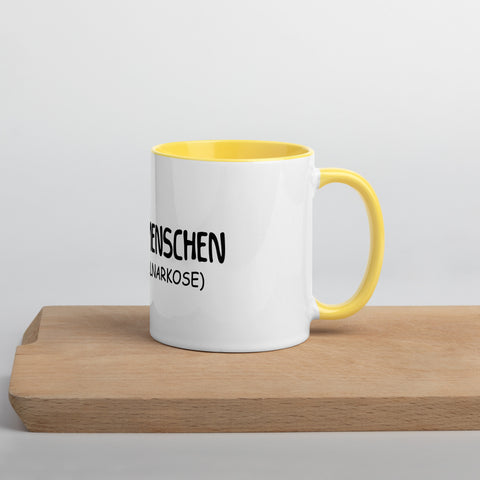 Ich mag Menschen (Unter Vollnarkose) - Color Tasse