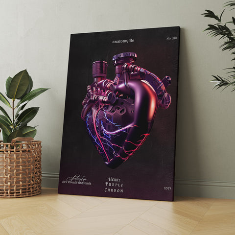 Purple Carbon Heart - Steam Style