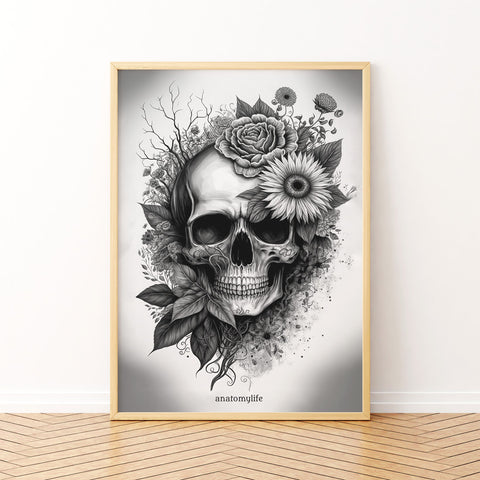 Skull No. 1 - Poster Skull Style