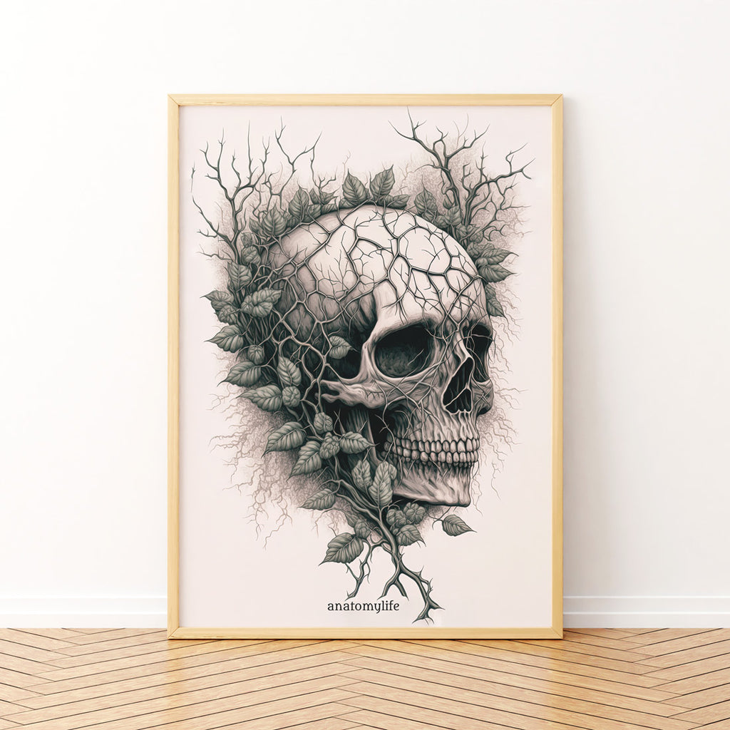 Skull No. 4 - Poster Skull Style