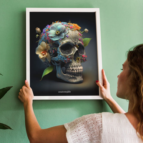 Beautiful Mind - Poster im Skull Style