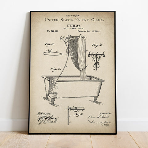 Portable Duschwanne - Patent Style