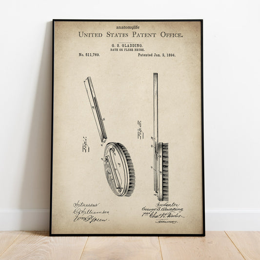 Rückenbürste - Patent Style