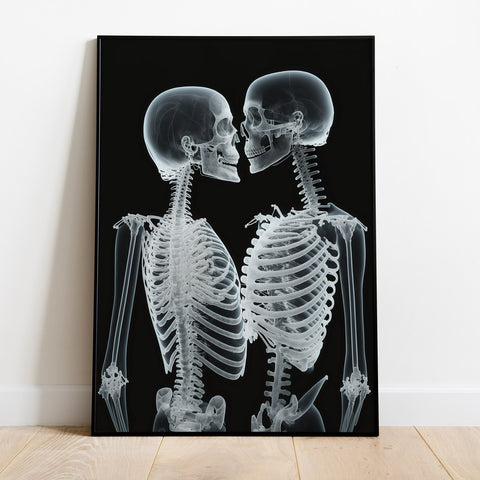 Lovers No. 3 - Poster im X-Ray Style