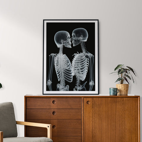 Lovers No. 3 - Poster im X-Ray Style