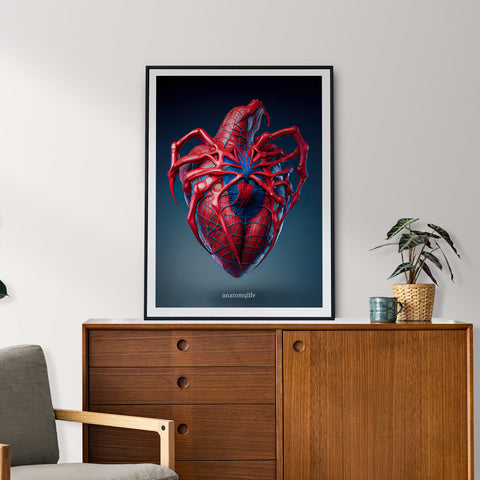 Spider Heart - Poster im Hero Style