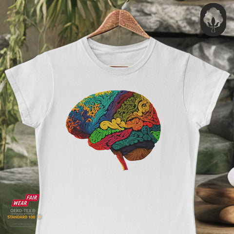 Zeige deine Gedanken in Farbe - Abstract Brain No. 1