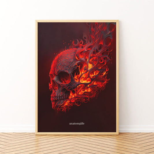 Ghostrider - Poster im Skull Style