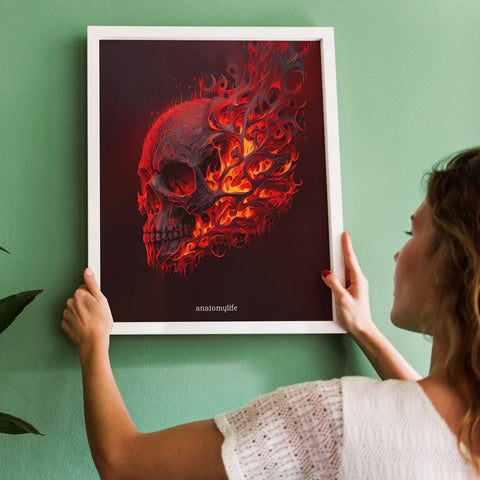 Ghostrider - Poster im Skull Style