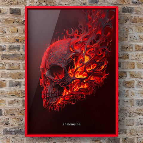 Ghostrider - Poster im Skull Style