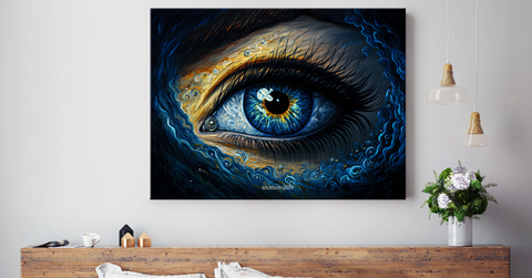 Inspired by Van Gogh Eyes - 10 Exemplare als Leinwanddruck verfügbar