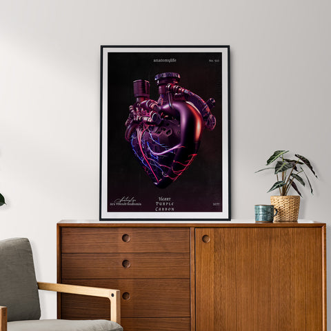 Purple Carbon Heart - Steam Style