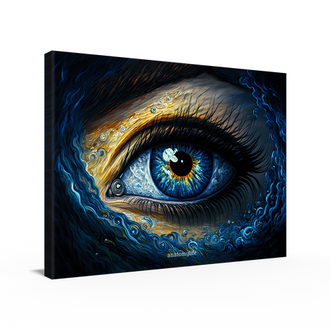 Inspired by Van Gogh Eyes - 10 Exemplare als Leinwanddruck verfügbar