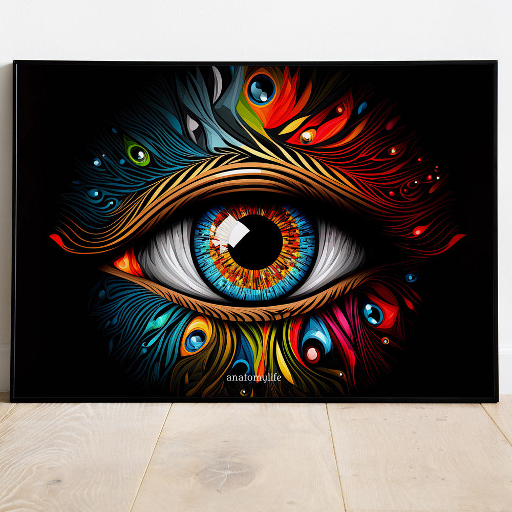 Eye No. 3 - Picasso Style - Ein Farbspektakel nach deinem Geschmack!