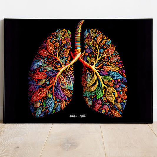 Lung No. 1 - Picasso Style - Ein Farbspektakel nach deinem Geschmack!
