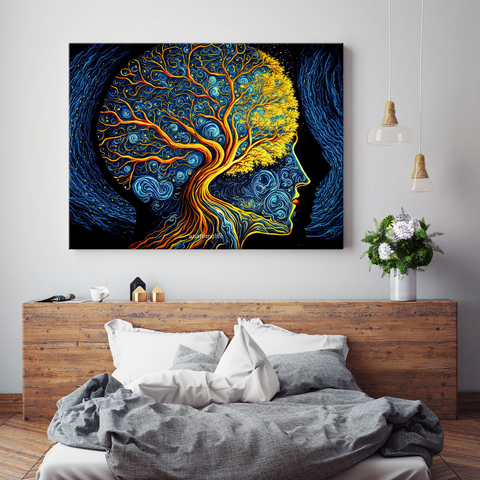 Inspired by Van Gogh Brain - 8 Exemplare als Leinwanddruck verfügbar