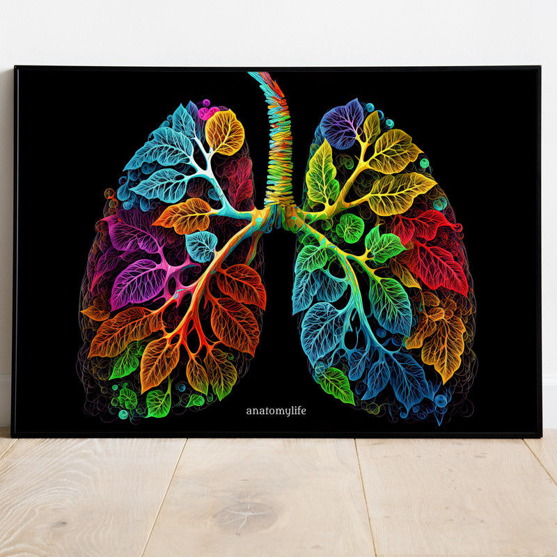 Lung No. 2 - Picasso Style - Ein Farbspektakel nach deinem Geschmack!